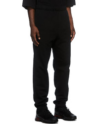 N. Hoolywood Black French Terry Lounge Pants