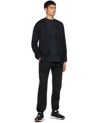 N. Hoolywood Black French Terry Lounge Pants