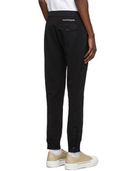 Alexander McQueen Black French Terry Lounge Pants