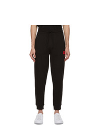 Hugo Black French Terry Lounge Pants