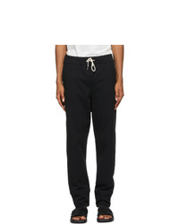 Jil Sander Black French Terry Lounge Pants