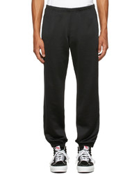 Needles Black French Terry Zipped Lounge Pants