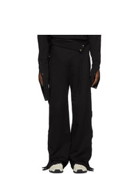 Diesel Red Tag Black Glenn Martens Edition Cotton Lounge Pants