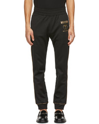 Moschino Black Gold Double Question Mark Lounge Pants