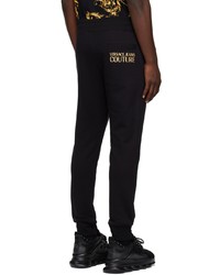 VERSACE JEANS COUTURE Black Iconic Logo Lounge Pants