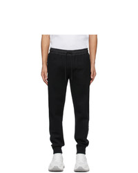 Dolce and Gabbana Black Jersey Dg Logo Jogging Lounge Pants