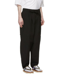 House Of The Very Islands Black Linen Wirr Lounge Pants