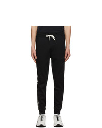 Hugo Black Logo Tape Lounge Pants