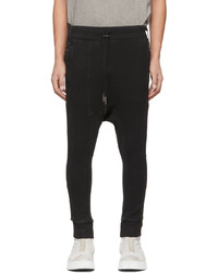 Boris Bidjan Saberi Black Longjohn21 Lounge Pants