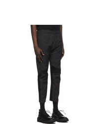 Julius Black Nilos Paneled Track Pants