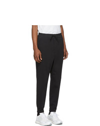 Y-3 Black Nylon Cuff Lounge Pants