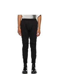 Julius Black Open Knee Lounge Pants