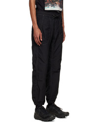 And Wander Black Organic Cotton Track Pants