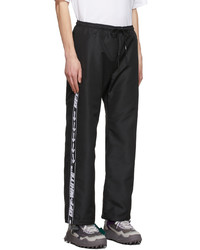 Off-White Black Polyester Lounge Pants