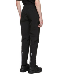 C2h4 Black Polyester Track Pants