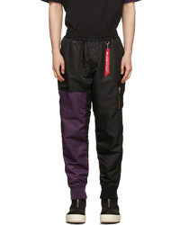 Mastermind Japan Black Purple C2h4 Edition Bomber Pants