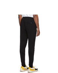 Ps By Paul Smith Black Regular Fit Lounge Pants