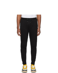 Ps By Paul Smith Black Regular Fit Lounge Pants