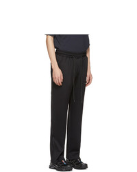 D.gnak By Kang.d Black Scotch Piping Track Trousers