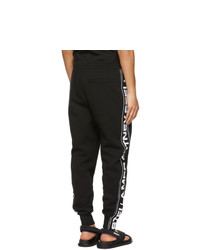Stella McCartney Black Shared 23 Obs Knitted Band Lounge Pants