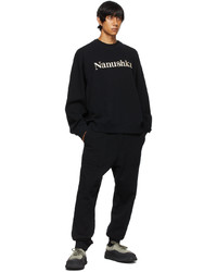 Nanushka Black Shay Lounge Pants