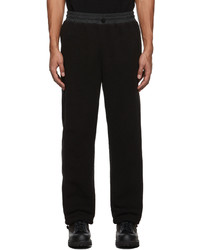 Rains Black Sherpa Fleece Lounge Pants