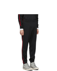 South2 West8 Black Smooth Trainer Lounge Pants