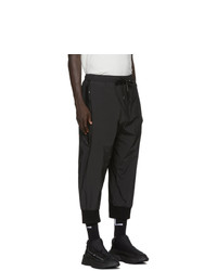 Julius Black Taffeta Nilos Lounge Pants