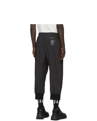 Julius Black Taffeta Nilos Lounge Pants