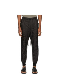 Song For The Mute Black Taffeta Track Pants