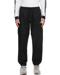 adidas Originals Black Twill Ryv Two In One Track Lounge Pants