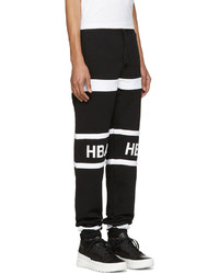 Hood by Air Black White Jockey Lounge Pants
