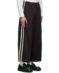 Doublet Black Zip Up Lounge Pants