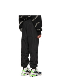 Balenciaga Black Zipped Track Lounge Pants