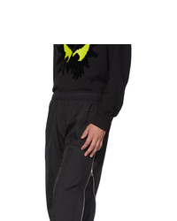 McQ Alexander McQueen Black Zipper Lounge Pants