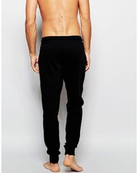 Asos Brand Loungewear Skinny Joggers In Black