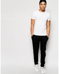 Asos Brand Skinny Joggers With Button Fly