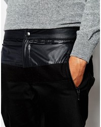 Asos Brand Skinny Joggers With Double Layer Detail