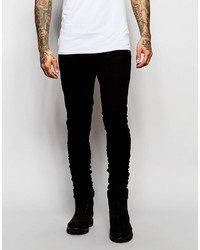 Asos Brand Super Skinny Joggers With Ruched Hem