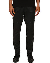 Just Cavalli Coated Motorcycle Jogger Pants Casual Pants