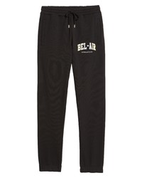 BEL-AIR ATHLETICS College Pastel Logo Cotton Joggers In 99 Black At Nordstrom