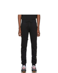 VERSACE JEANS COUTURE Couture Black Side Stud Jogger Lounge Pants