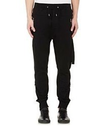 Wooyoungmi D Ring Embellished Jogger Pants Black