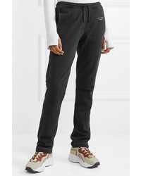 Acne Studios Elodie Embroidered Cotton Jersey Track Pants