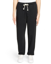 Acne Studios Face Patch Sweatpants In Black At Nordstrom