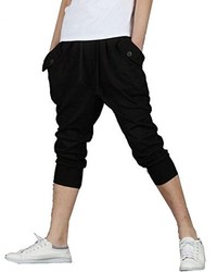 Honey GD Fashion Casual Pockets Jogger Pants Comfy Sport Pants