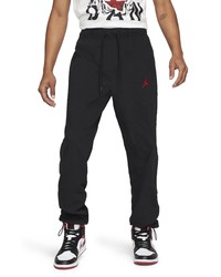 Nike Jordan Essential Woven Pants In Blackgym Red At Nordstrom