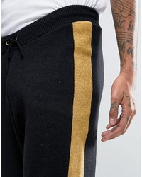 Asos Knitted Joggers With Metallic Yarn