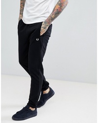 Fred Perry Panel Sweat Joggers In Black