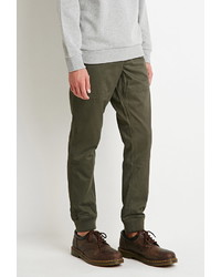 Forever 21 Paneled Chino Joggers